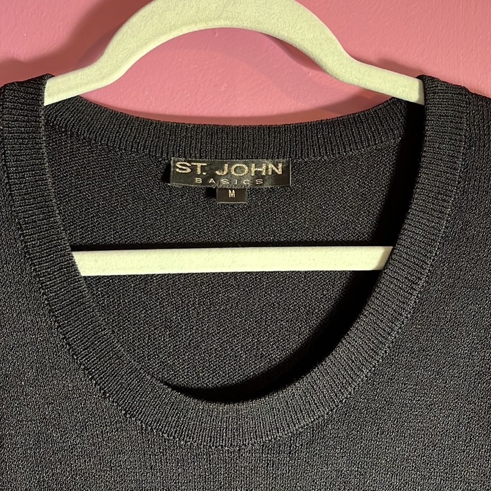 St. John Basic Crew Neck Sweater - M - image 5